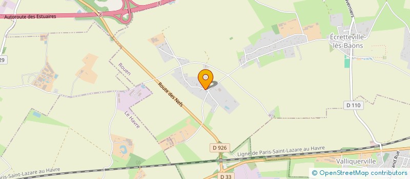 localisation de l'entreprise MADAME ROZENN CORDON à ECRETTEVILLE-LES-BAONS