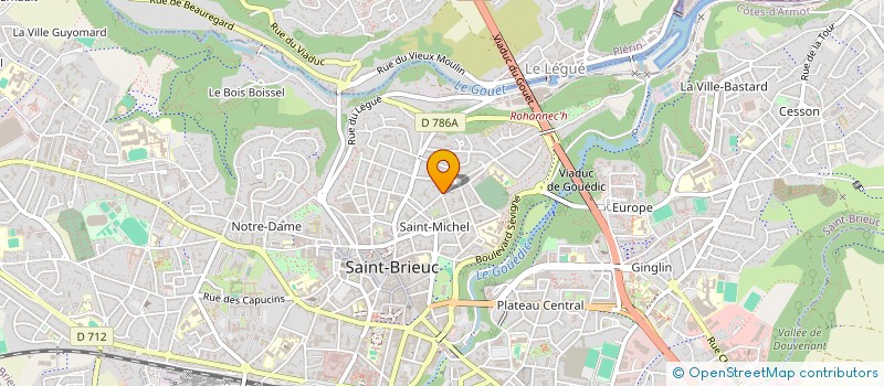 localisation de l'entreprise MADAME ROZENN DAULT à SAINT-BRIEUC