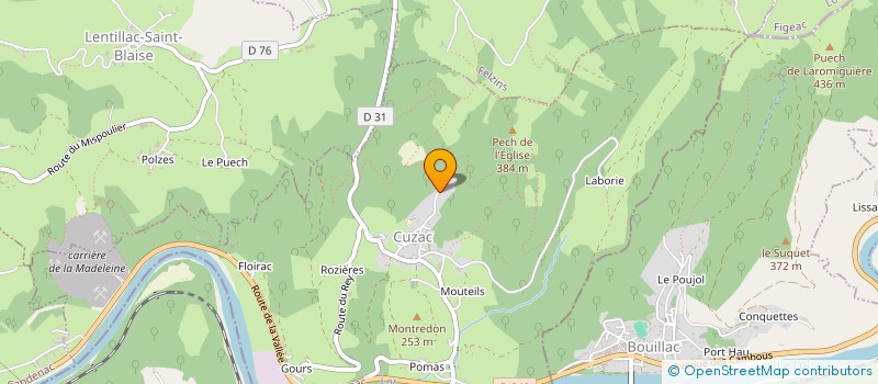 localisation de l'entreprise MADAME ROZENN DELCLAUX  CUZAC