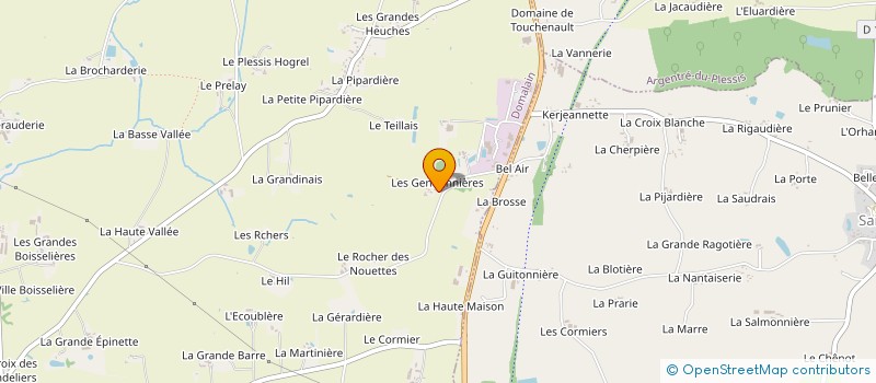 localisation de l'entreprise MADAME ROZENN DOINEAU  DOMALAIN