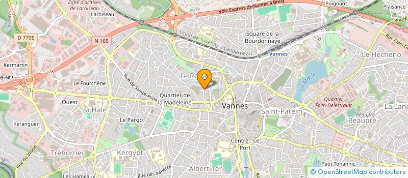 localisation de l'entreprise MADAME ROZENN DUVERGER à VANNES