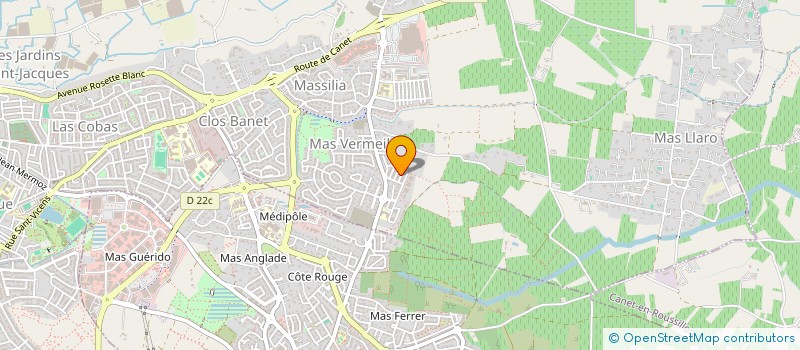 localisation de l'entreprise MADAME ROZENN ETCHEVERLEPO  PERPIGNAN