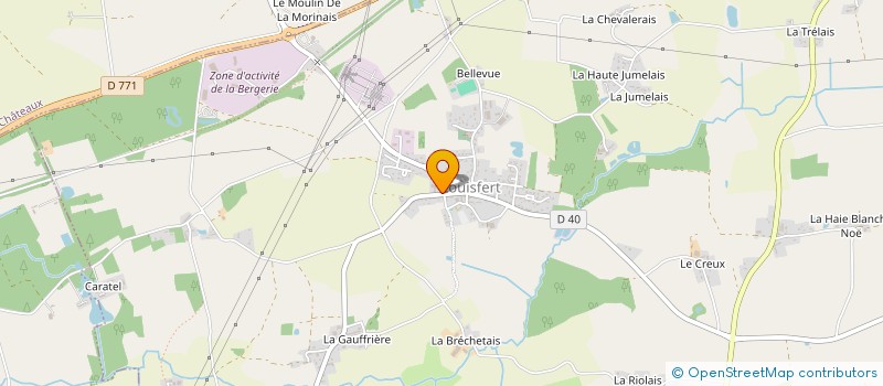 localisation de l'entreprise MADAME ROZENN EVAIN à LOUISFERT
