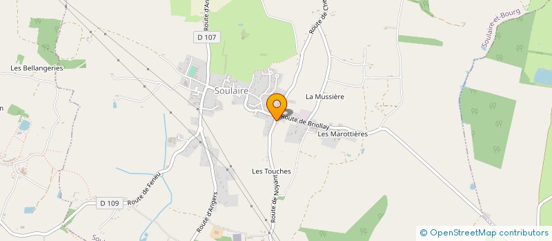 localisation de l'entreprise MADAME ROZENN GILBERT  SOULAIRE-ET-BOURG