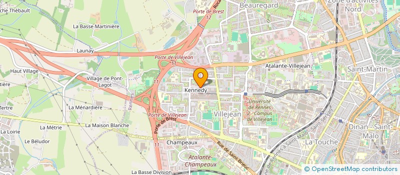 localisation de l'entreprise MADAME ROZENN GUILVIC à RENNES
