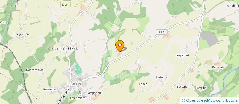 localisation de l'entreprise MADAME ROZENN HENRY  LOPEREC