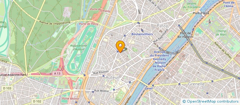 localisation de l'entreprise MADAME ROZENN JESTIN  PARIS