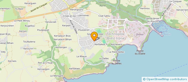 localisation de l'entreprise MADAME ROZENN JOSSE  PLOUZANE