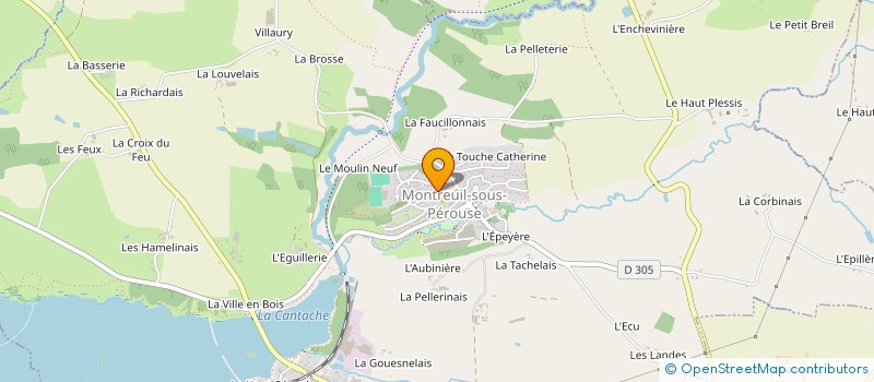 localisation de l'entreprise MADAME ROZENN JOUANNIC  MONTREUIL-SOUS-PEROUSE