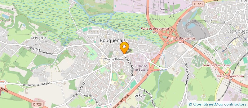 localisation de l'entreprise MADAME ROZENN KERAVEC  BOUGUENAIS