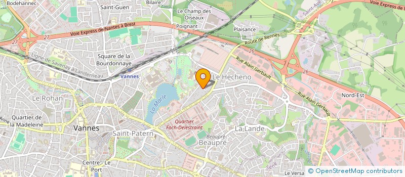 localisation de l'entreprise MADAME ROZENN LE BOUVIER à VANNES