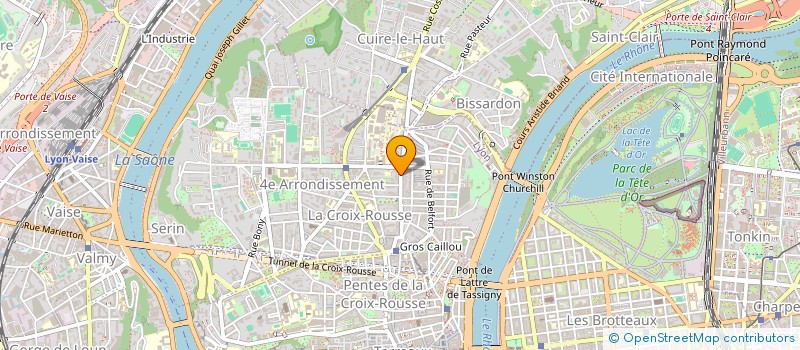 localisation de l'entreprise MADAME ROZENN LE GALL à LYON
