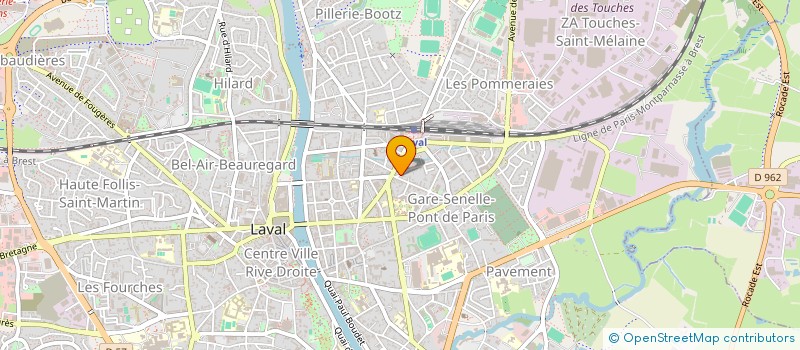 localisation de l'entreprise MADAME ROZENN LE GUEVELLOU à LAVAL