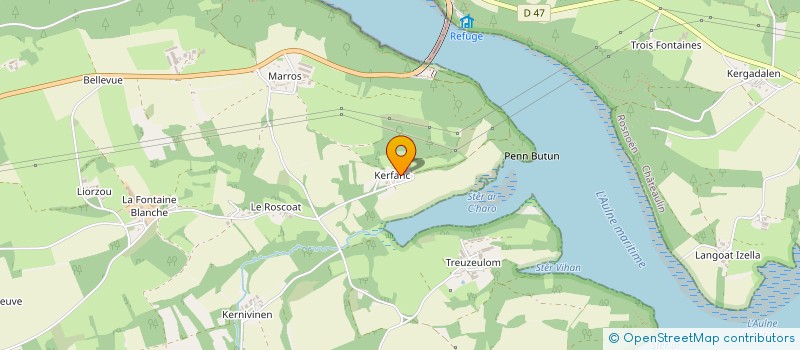 localisation de l'entreprise MADAME ROZENN LE LANN  ARGOL