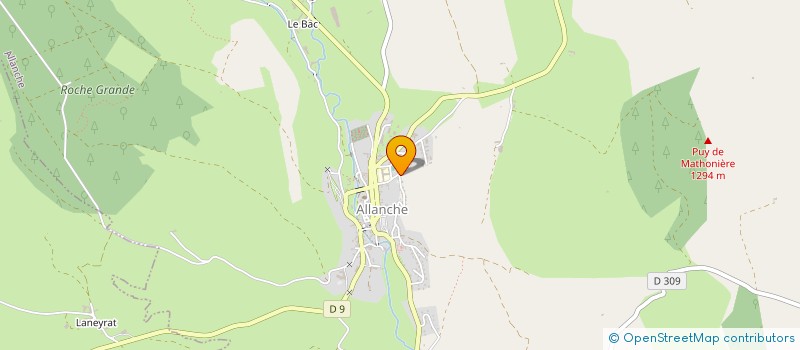 localisation de l'entreprise MADAME ROZENN LE LEVAREC à ALLANCHE