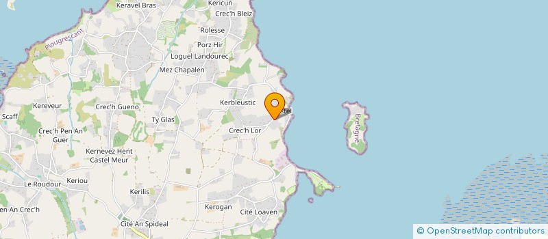 localisation de l'entreprise MADAME ROZENN LE PICARD  PLOUGRESCANT