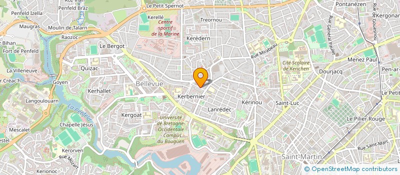 localisation de l'entreprise MADAME ROZENN MORIZUR à BREST