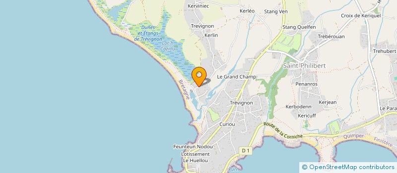 localisation de l'entreprise MADAME ROZENN MOUSTIER  TREGUNC