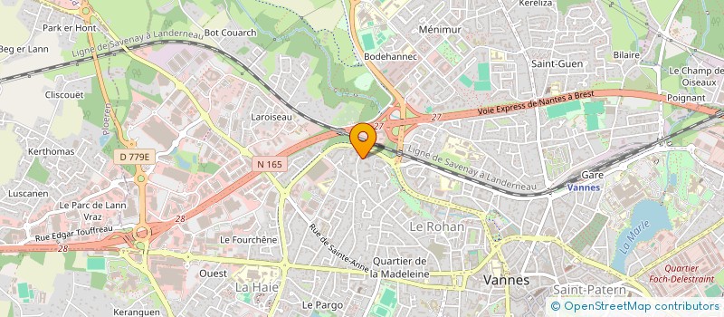localisation de l'entreprise MADAME ROZENN OGER à VANNES
