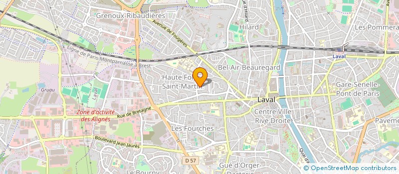 localisation de l'entreprise MADAME ROZENN PENSEC à LAVAL