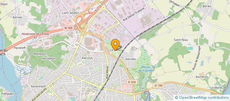 localisation de l'entreprise MADAME ROZENN PIQUET  LANESTER