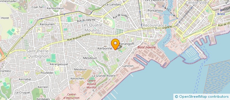 localisation de l'entreprise MADAME ROZENN PONDAVEN à BREST