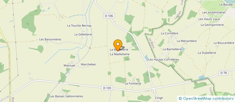 localisation de l'entreprise MADAME ROZENN TREDAN à BOSSAY-SUR-CLAISE
