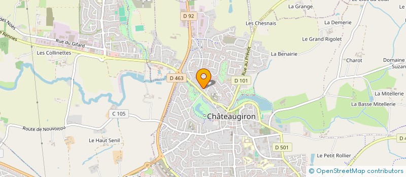 localisation de l'entreprise MADAME ROZENN TROPE  CHATEAUGIRON