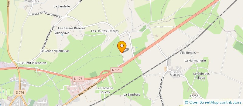 localisation de l'entreprise MADAME ROZENN VAN LANDEGHEM  PONTORSON