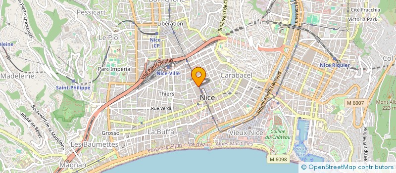 localisation de l'entreprise MADAME ROZENNA GORLIER  NICE