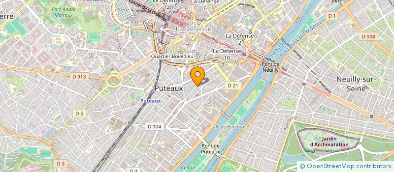 localisation de l'entreprise MADAME RUBA SAADEH  PUTEAUX