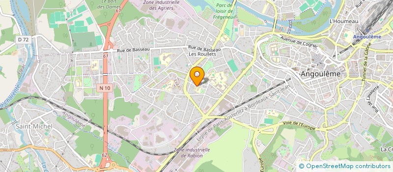 localisation de l'entreprise MADAME RUBBY LIMBERGERE à ANGOULEME