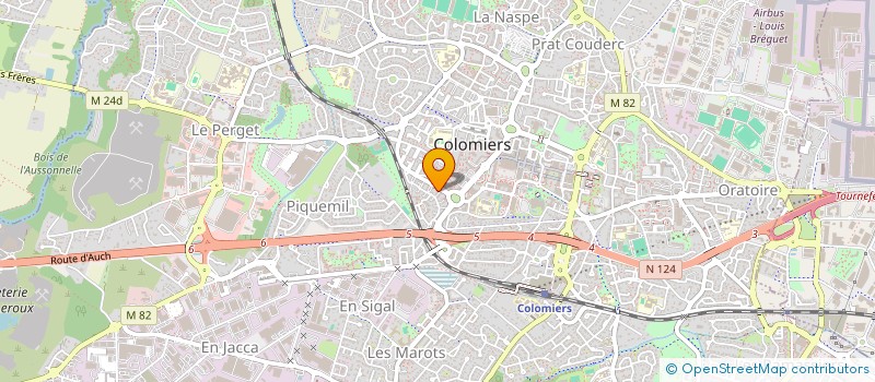 localisation de l'entreprise MADAME RUBIE MAZALEYRAT  TOULOUSE