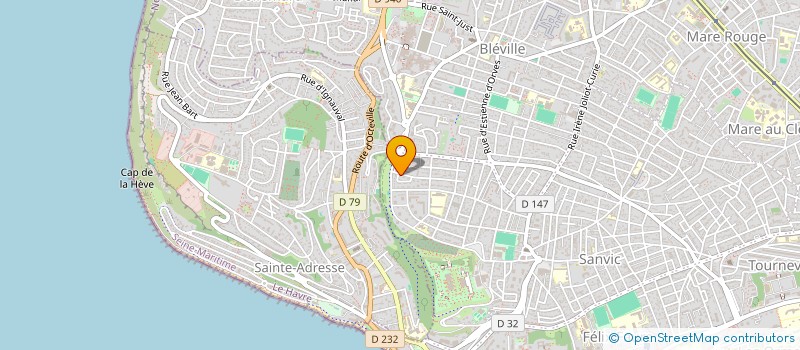 localisation de l'entreprise MADAME RUBINA KHAWAR  LE HAVRE