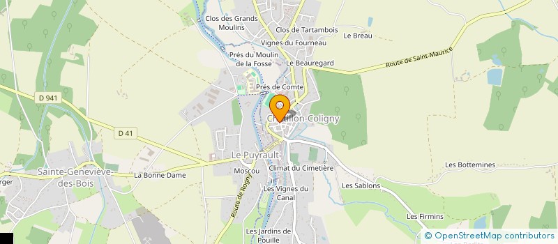 localisation de l'entreprise MADAME RUBY TRAMARD à CHATILLON-COLIGNY