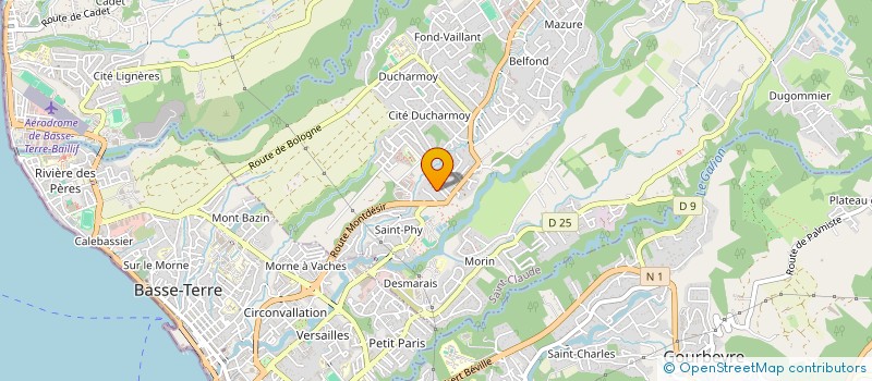 localisation de l'entreprise MADAME RUBYE ECHEVIN à SAINT-CLAUDE
