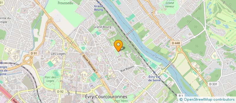 localisation de l'entreprise MADAME RUCARDENIE LOUIMAIRE à EVRY-COURCOURONNES