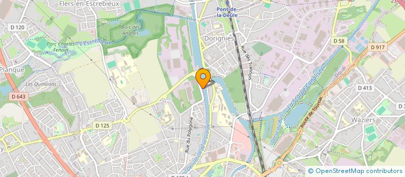 localisation de l'entreprise MADAME RUDIEN ERFMANN à DOUAI