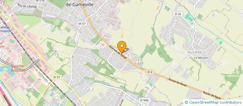 localisation de l'entreprise MADAME RUDINA QAZOLLI  SAINT-ORENS-DE-GAMEVILLE