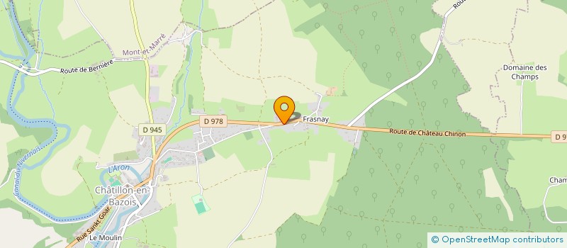 localisation de l'entreprise MADAME RUDOLF DE GREEF  CHATILLON-EN-BAZOIS