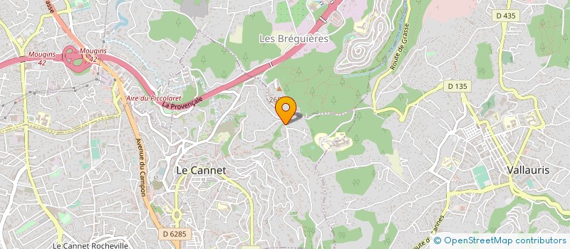 localisation de l'entreprise MADAME RUDY BARBERIS à LE CANNET