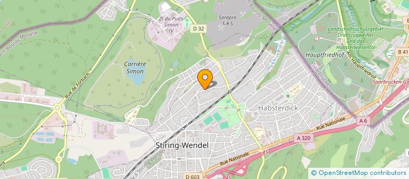 localisation de l'entreprise MADAME RUFFINE FREITAG  STIRING-WENDEL