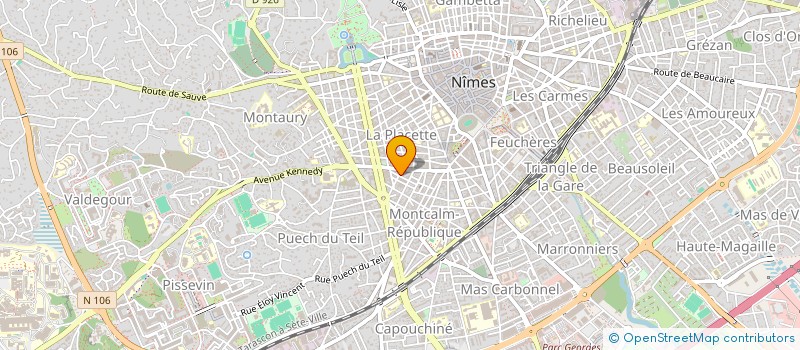 localisation de l'entreprise MADAME RUFFINE PANCALDI  NIMES