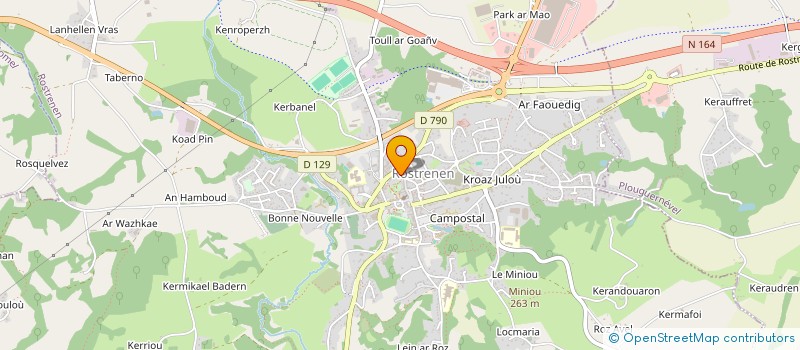 localisation de l'entreprise MADAME RUFINA MURAVIOVA  ROSTRENEN