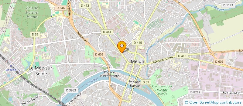 localisation de l'entreprise MADAME RUFINE KOKOLO à MELUN
