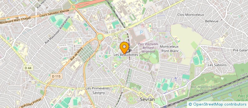 localisation de l'entreprise MADAME RUHENA RUMI  SEVRAN