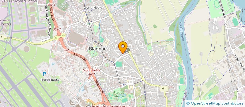 localisation de l'entreprise MADAME RUJEKO TSOMONDO à BLAGNAC