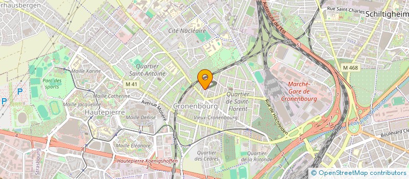 localisation de l'entreprise MADAME RUKAN ACINIK à STRASBOURG