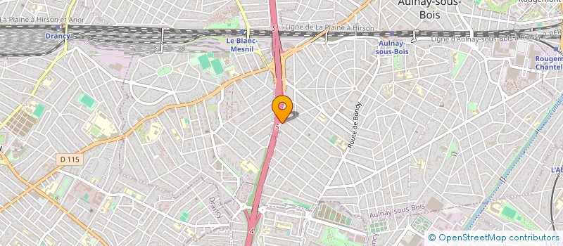 localisation de l'entreprise MADAME RUKHSAR CHUKOURY  AULNAY-SOUS-BOIS