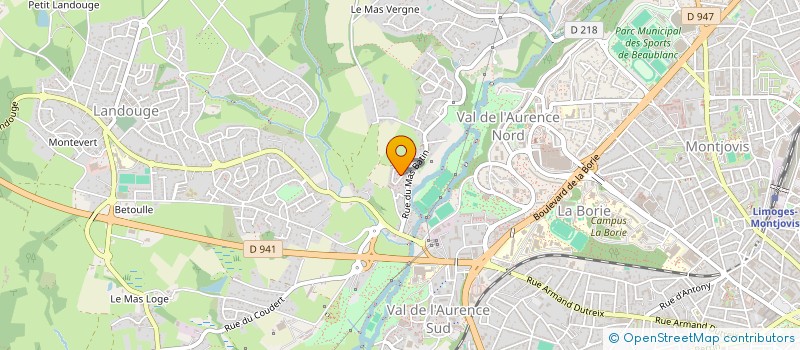 localisation de l'entreprise MADAME RUKIYE KOLAT à LIMOGES